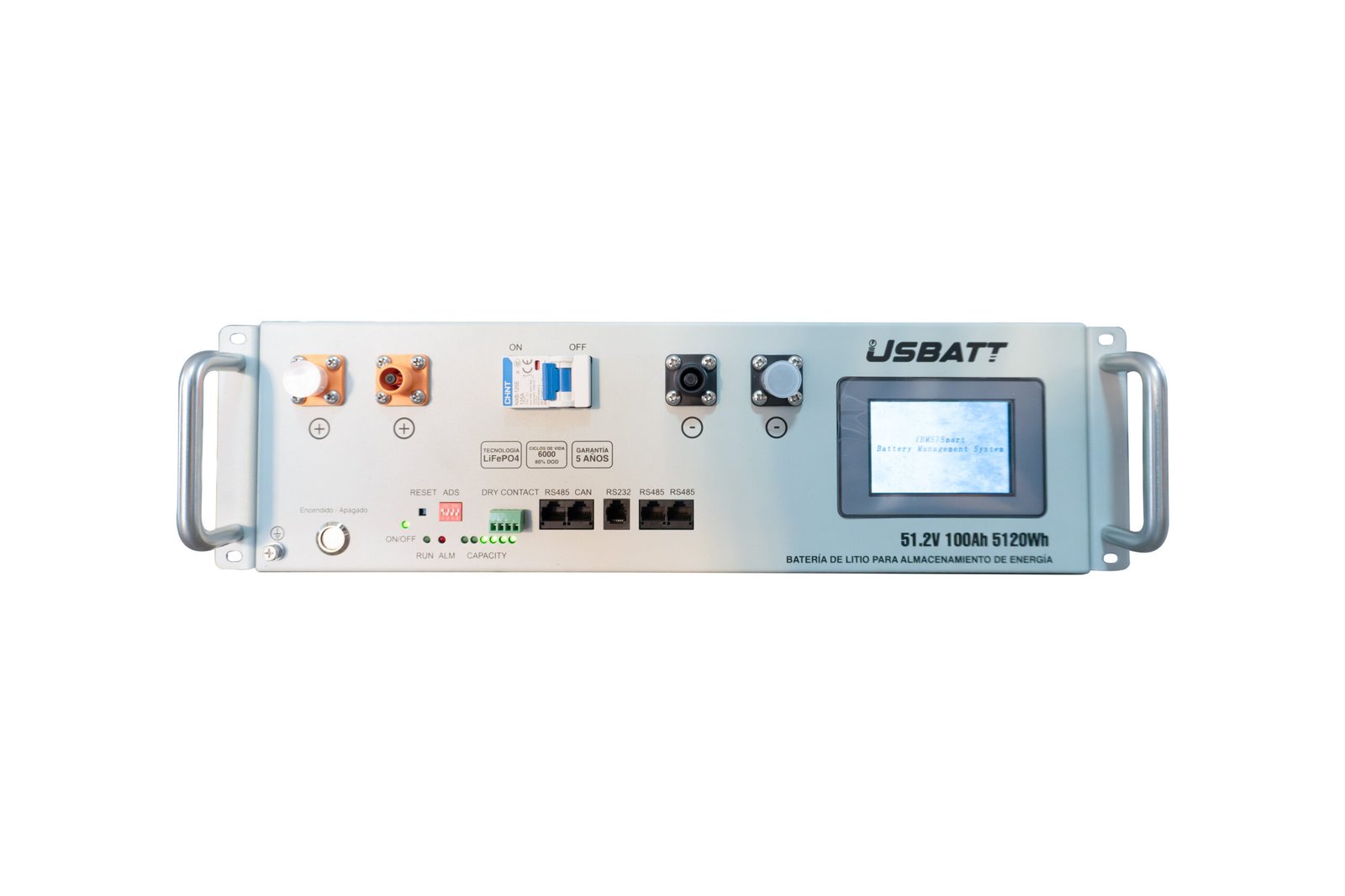 Batería 100AH 51.2V Litio Tipo Rack USBATT